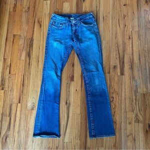 True Religion Women's Boot Cut Jeans in Blue Size 28